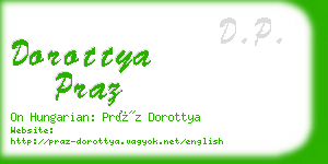 dorottya praz business card